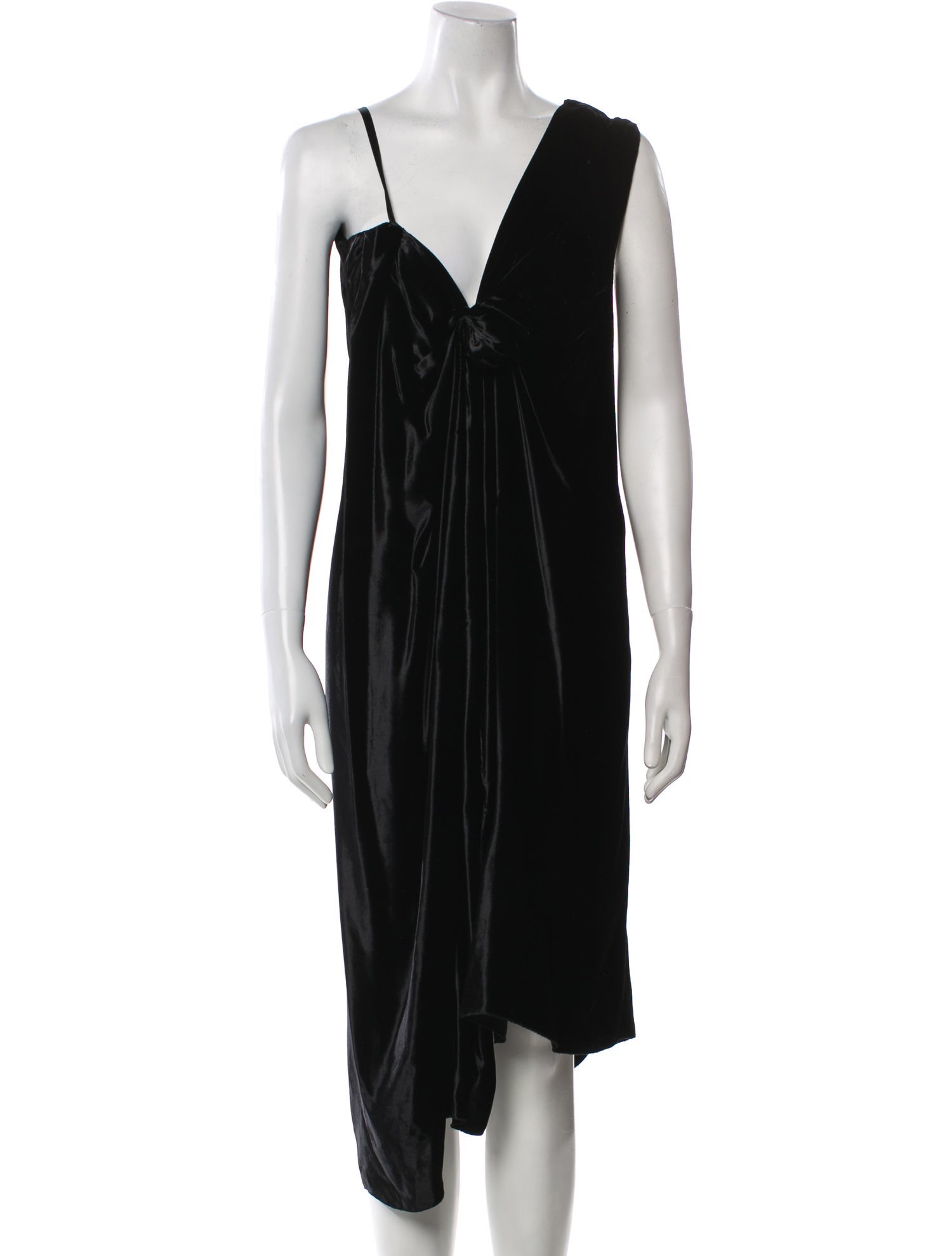 Lanvin V-Neck Midi Length Dress