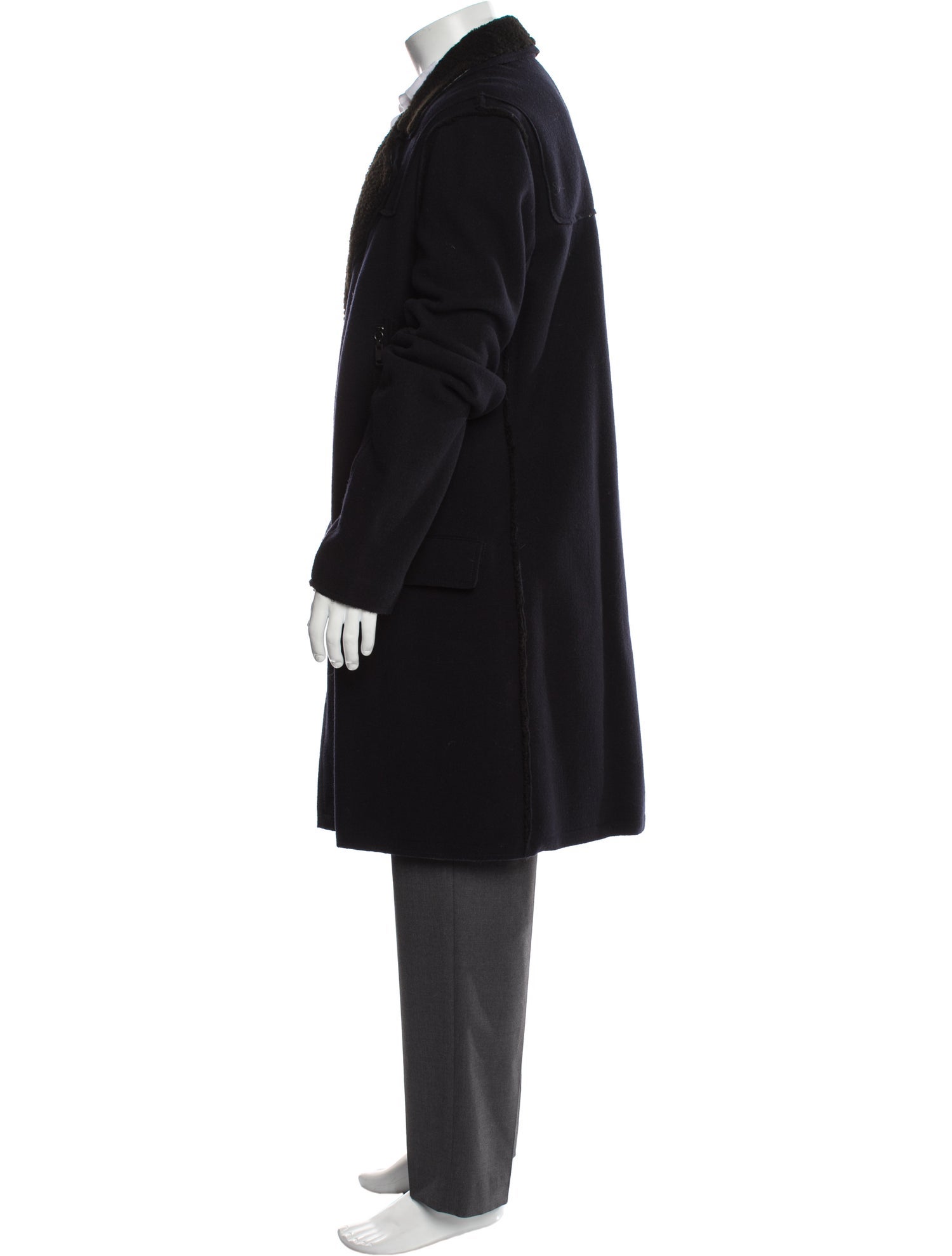 Lanvin Virgin Wool Overcoat