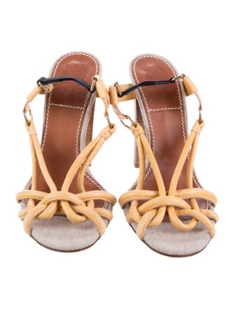 Lanvin Leather Slides