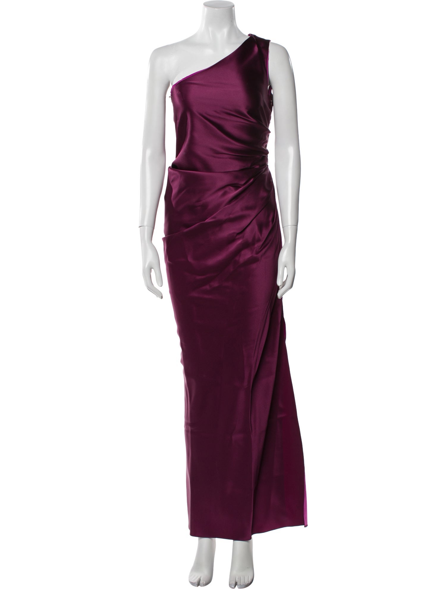 Lanvin One-Shoulder Long Dress