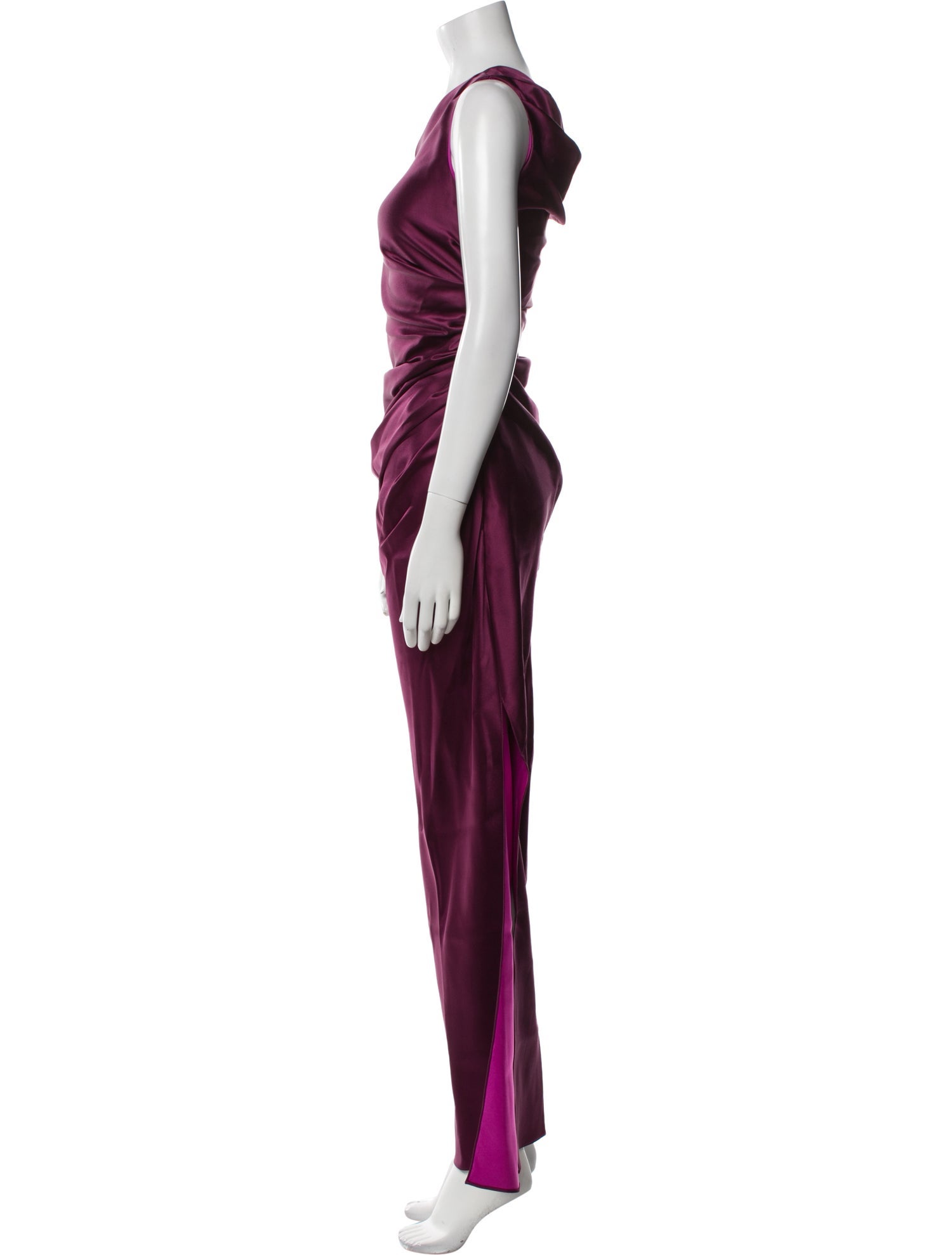 Lanvin One-Shoulder Long Dress