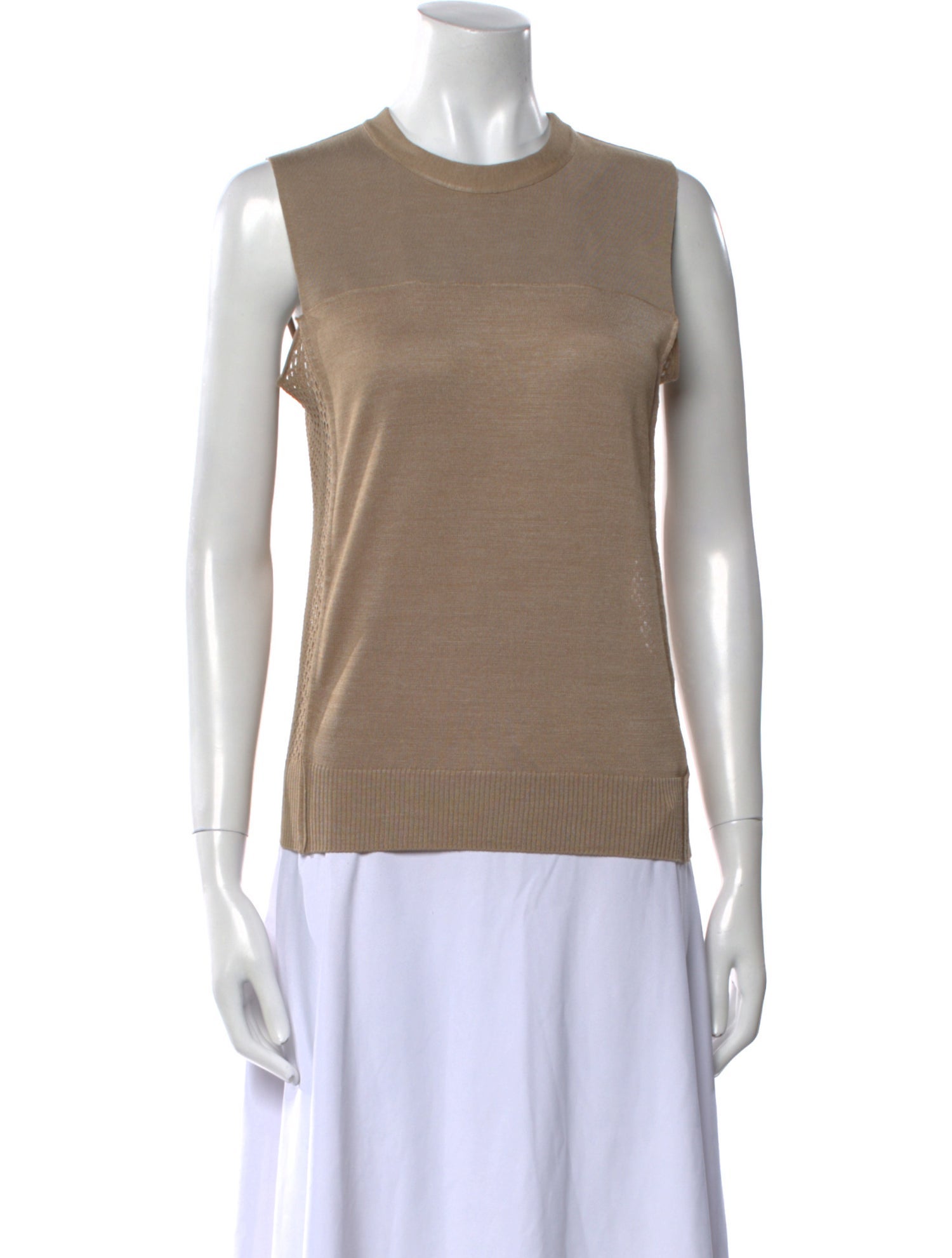 Lanvin Silk Crew Neck Top