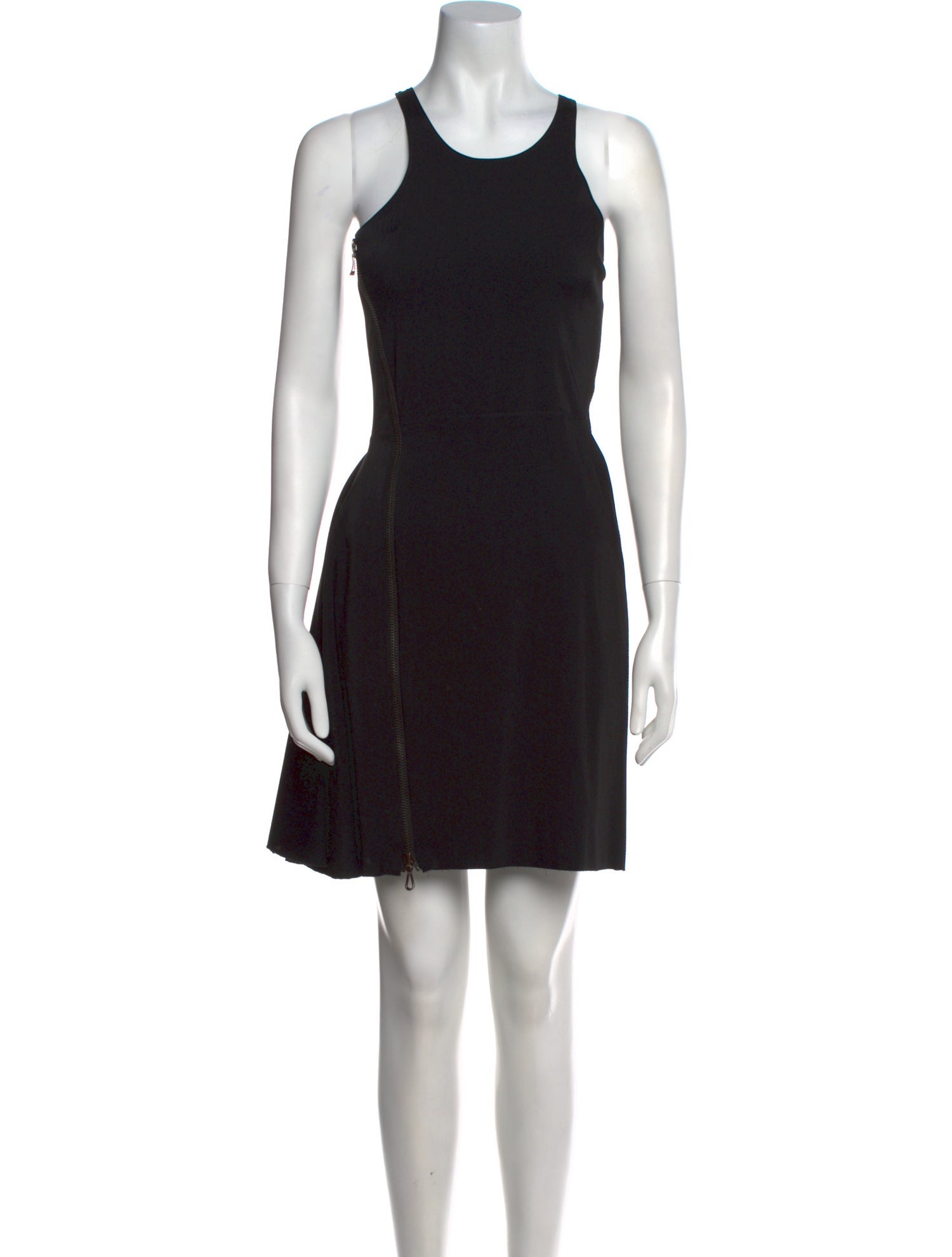 Lanvin Scoop Neck Mini Dress