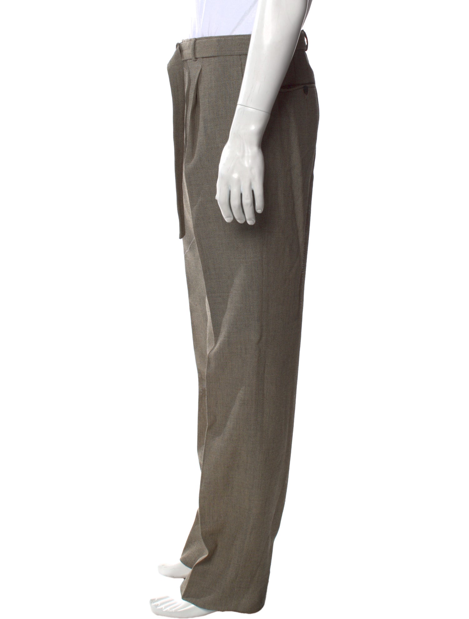 Lanvin Virgin Wool Dress Pants