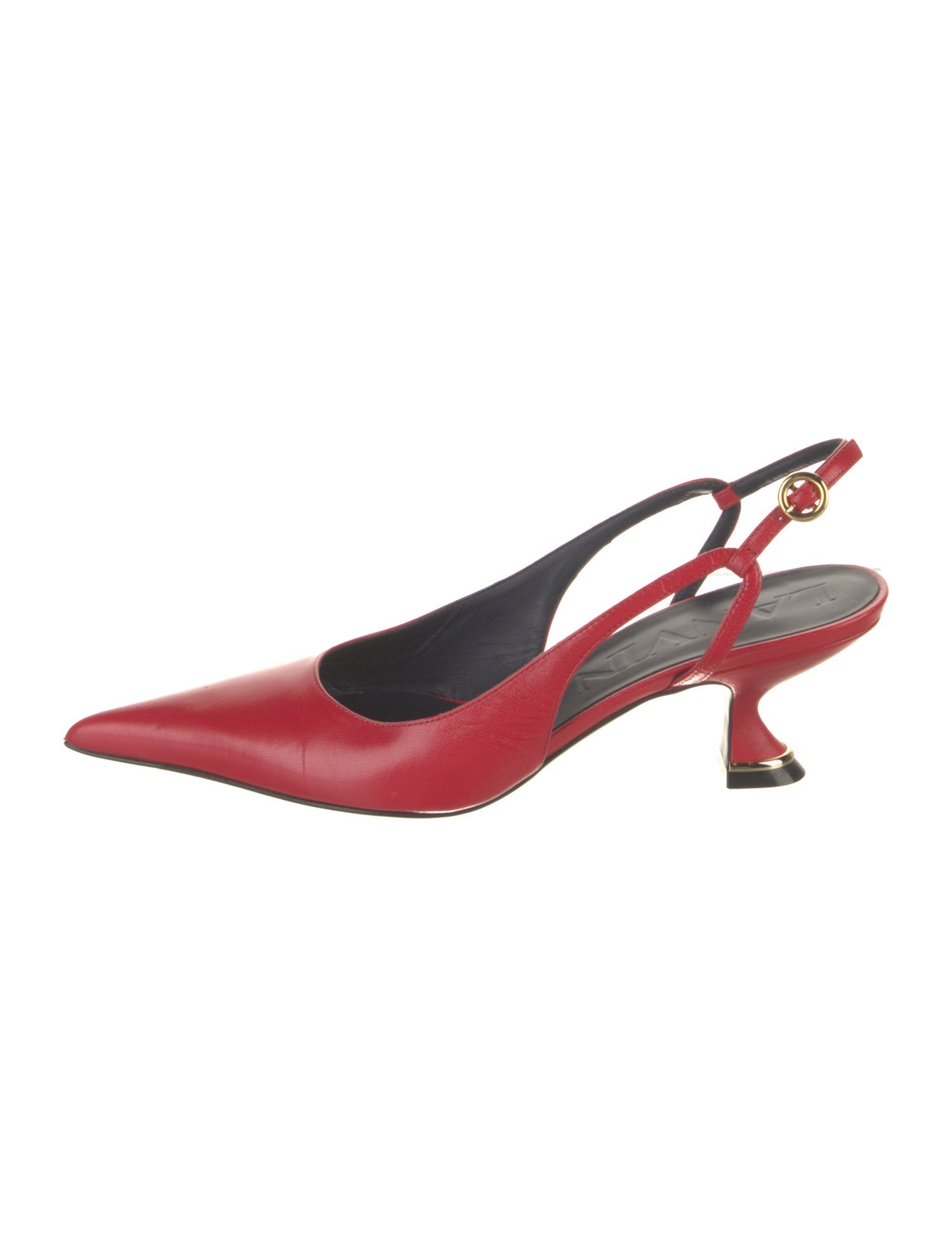 Lanvin Leather Slingback Pumps
