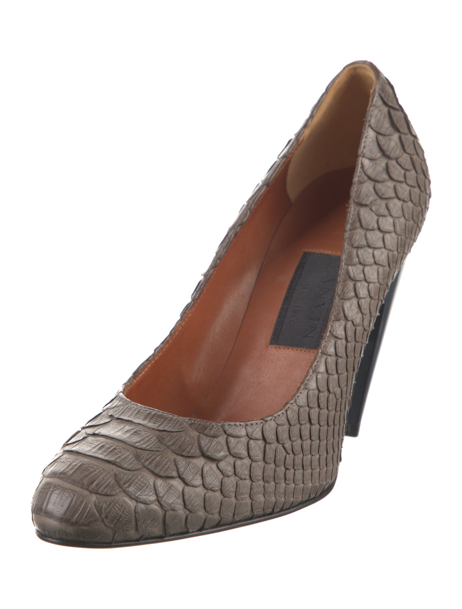 Lanvin Snakeskin Pumps