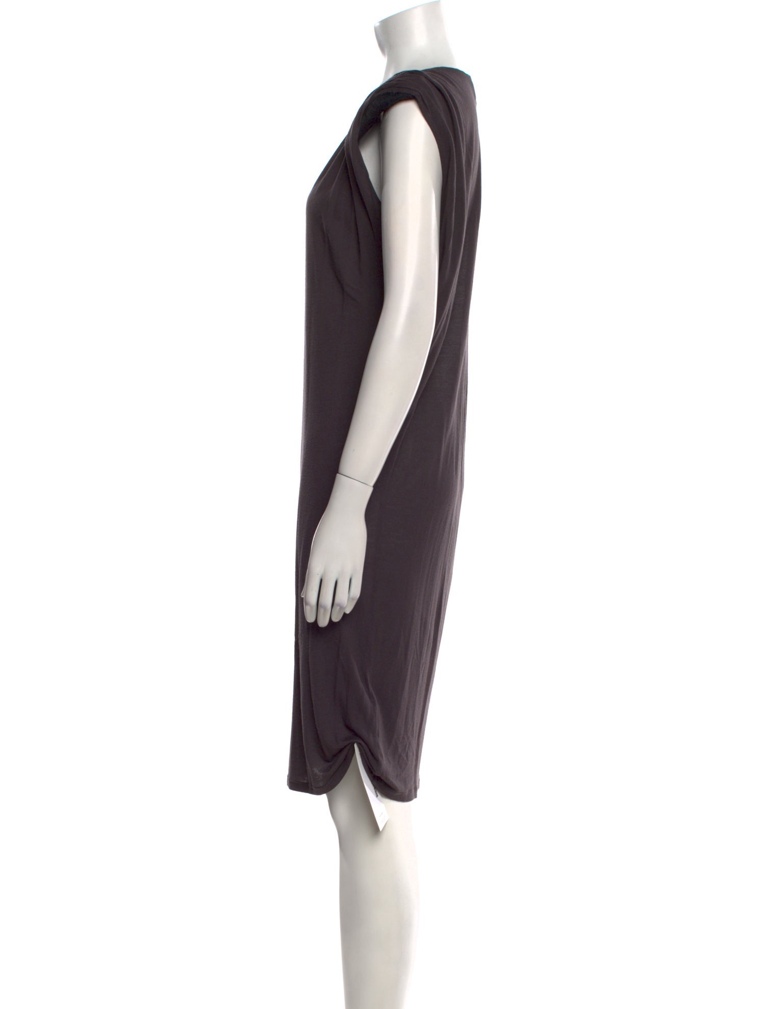 Lanvin Bateau Neckline Knee-Length Dress