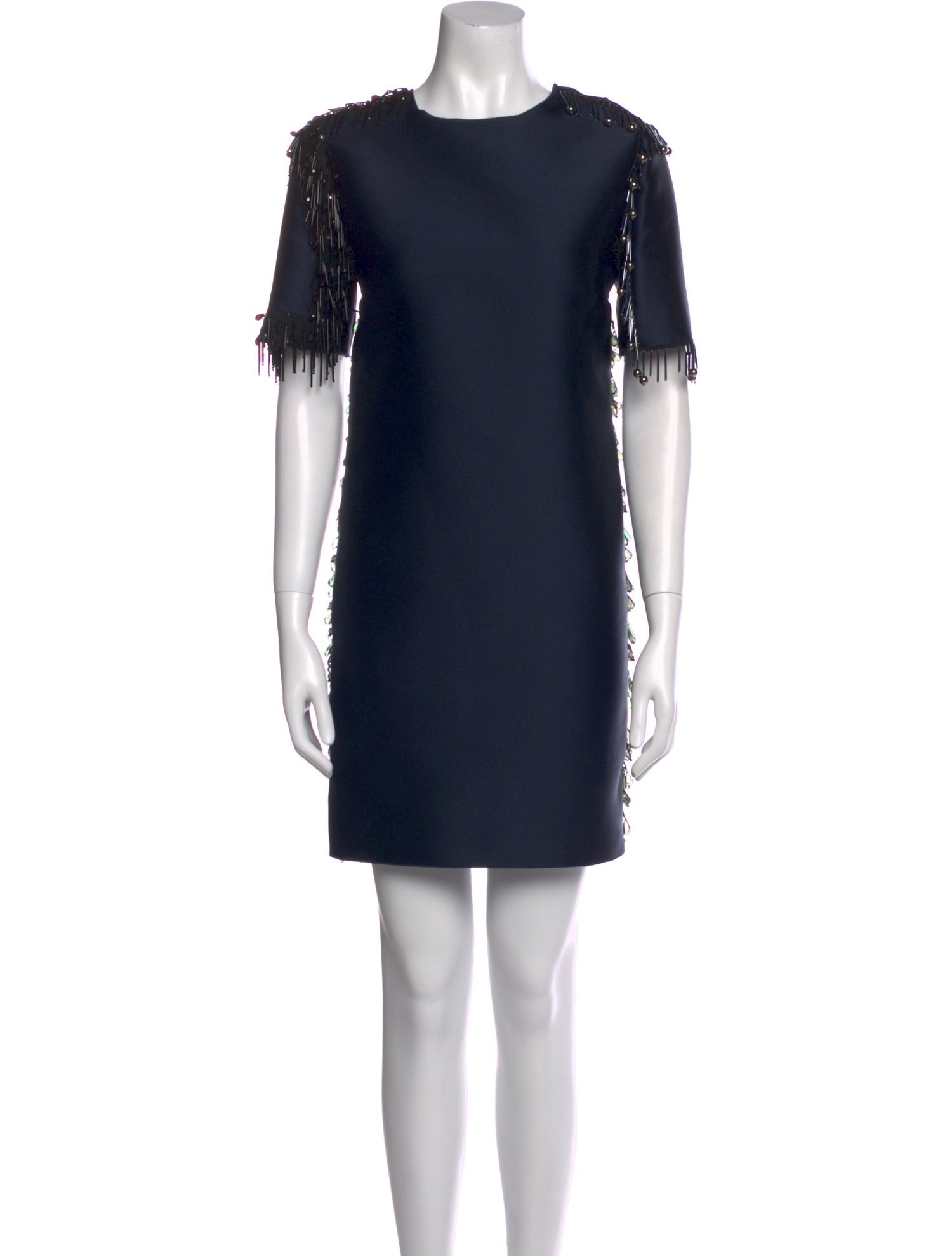 Lanvin Crew Neck Mini Dress