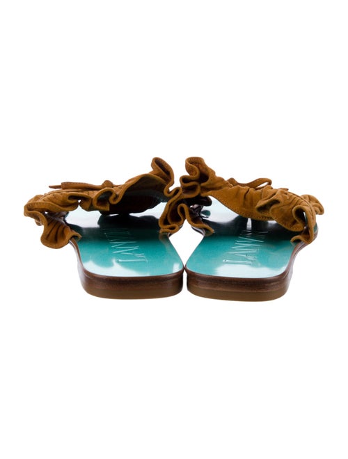 Lanvin Suede Slides