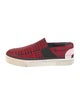 Lanvin Suede Printed Sneakers