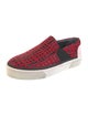 Lanvin Suede Printed Sneakers