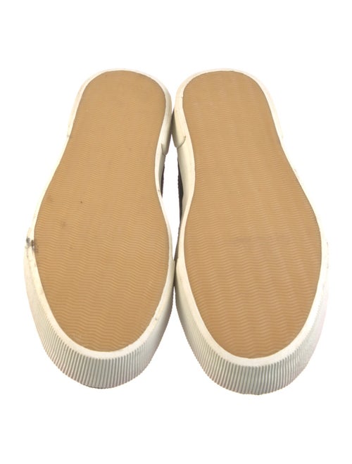 Lanvin Suede Printed Sneakers