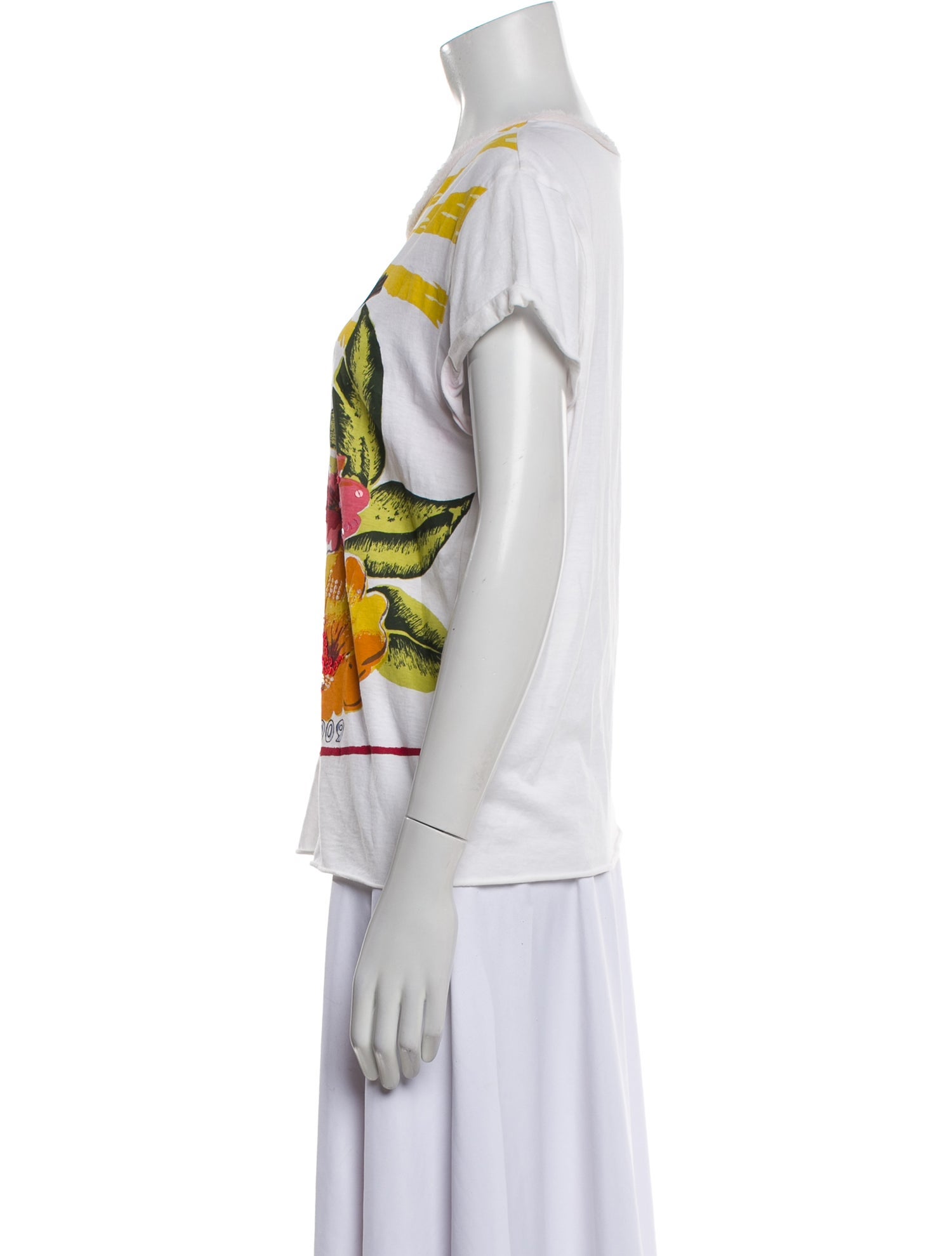 Lanvin Wool Graphic Print T-Shirt