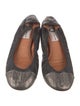 Lanvin Leather Colorblock Pattern Ballet Flats