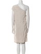 Lanvin One-Shoulder Knee-Length Dress