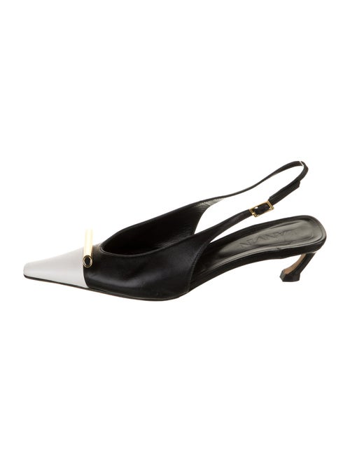 Lanvin Satin Slingback Pumps