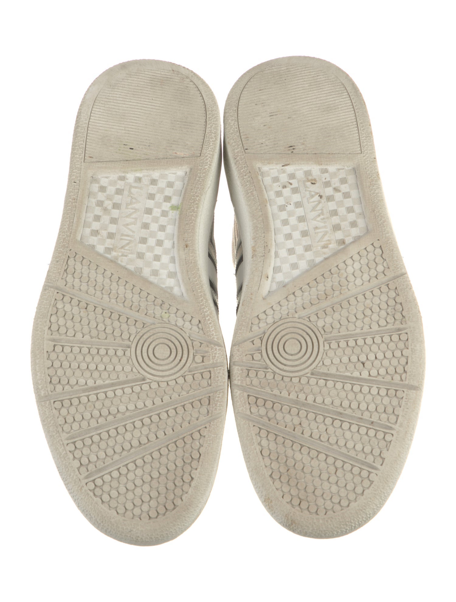 Lanvin Striped Sneakers