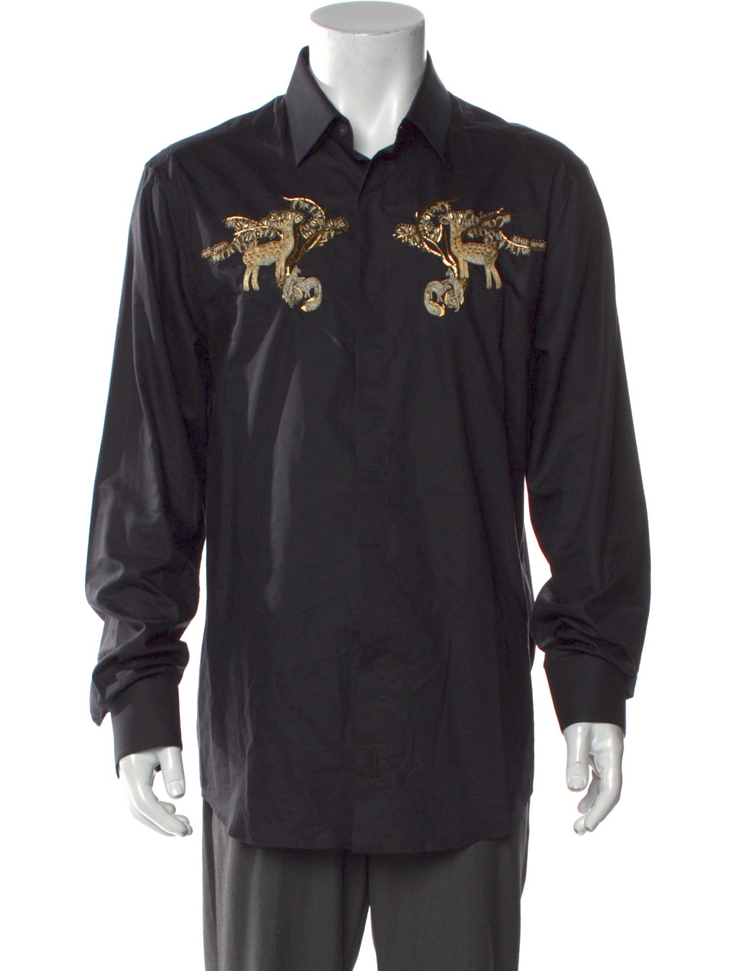 Lanvin Floral Print Long Sleeve Shirt