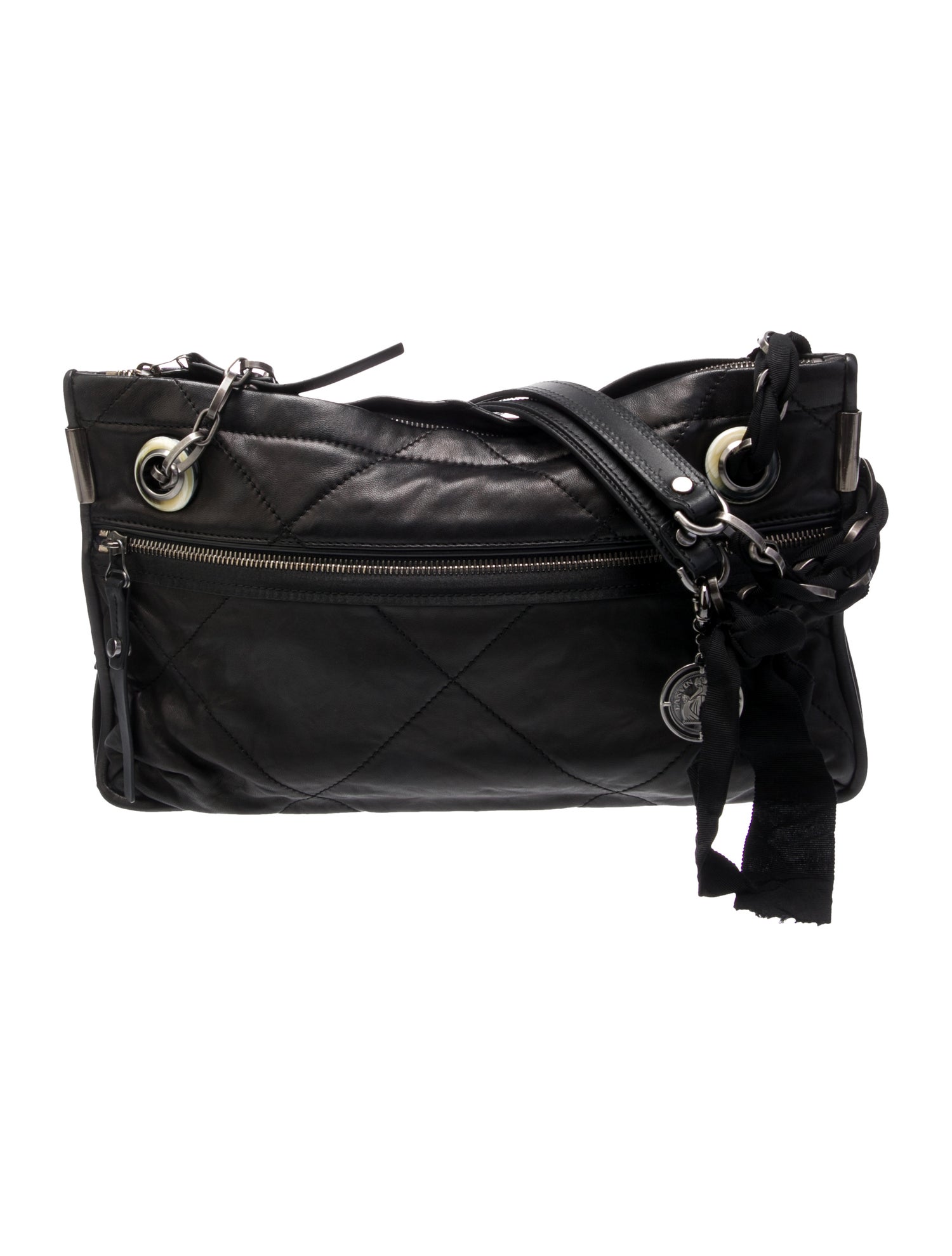 Lanvin Leather Messenger Bag