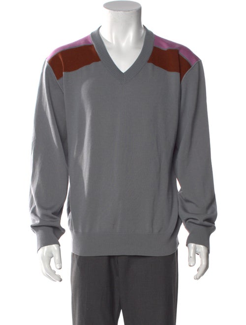 Lanvin Wool Graphic Print Pullover