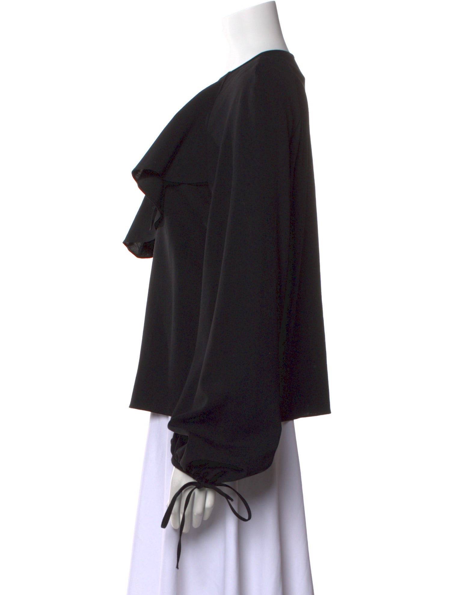 Lanvin Virgin Wool Crew Neck Blouse