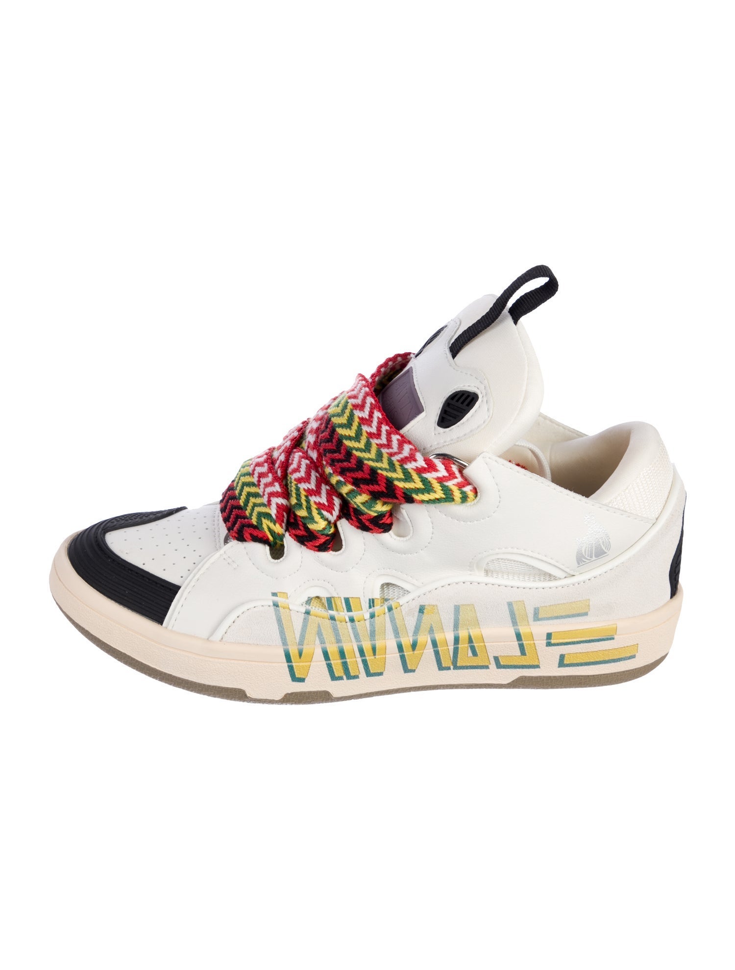 Lanvin Leather Printed Sneakers