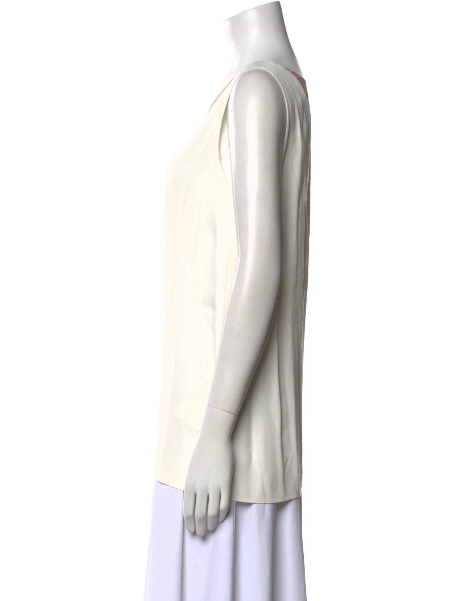 Lanvin Scoop Neck Sleeveless Top