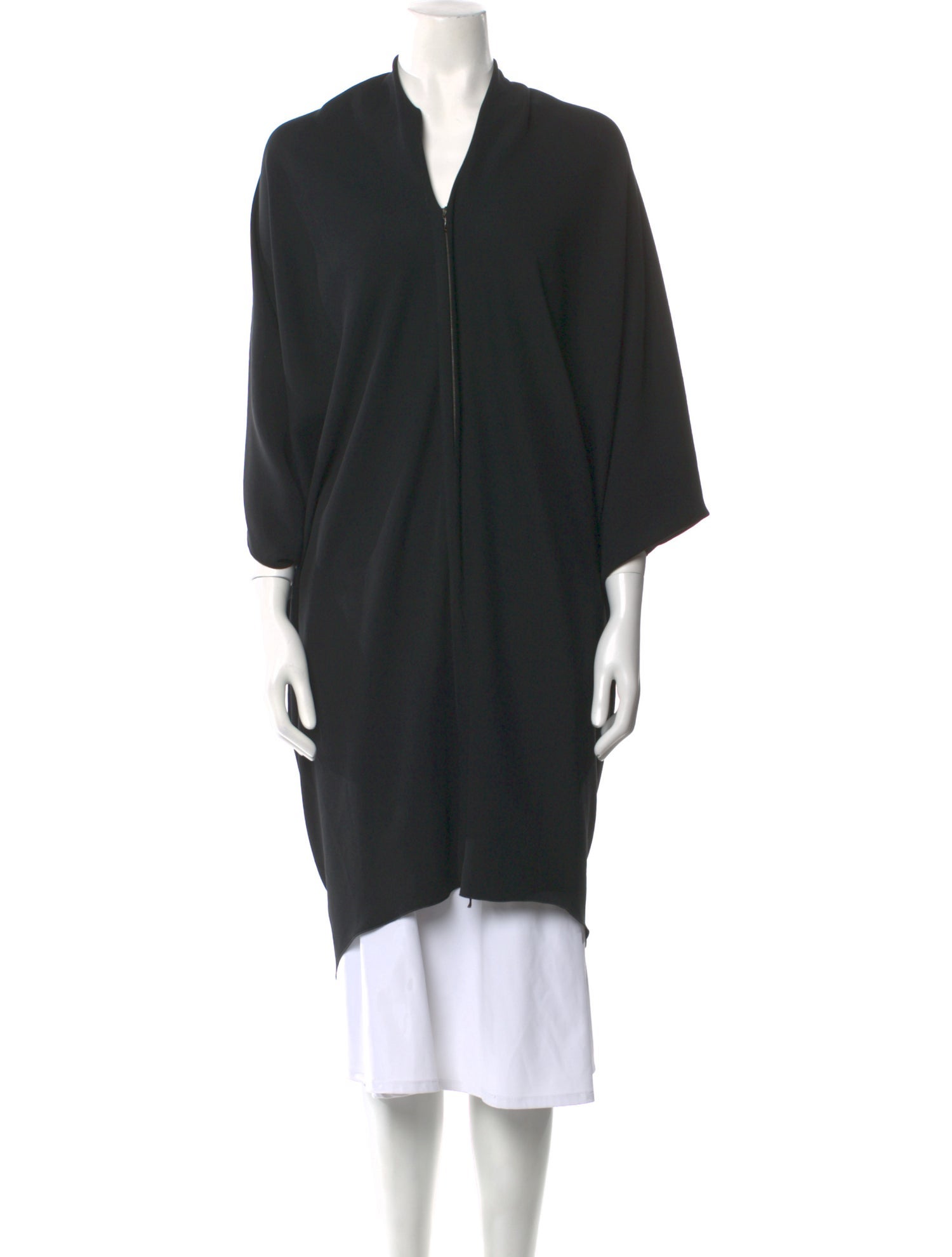 Lanvin V-Neck Three-Quarter Sleeve Tunic