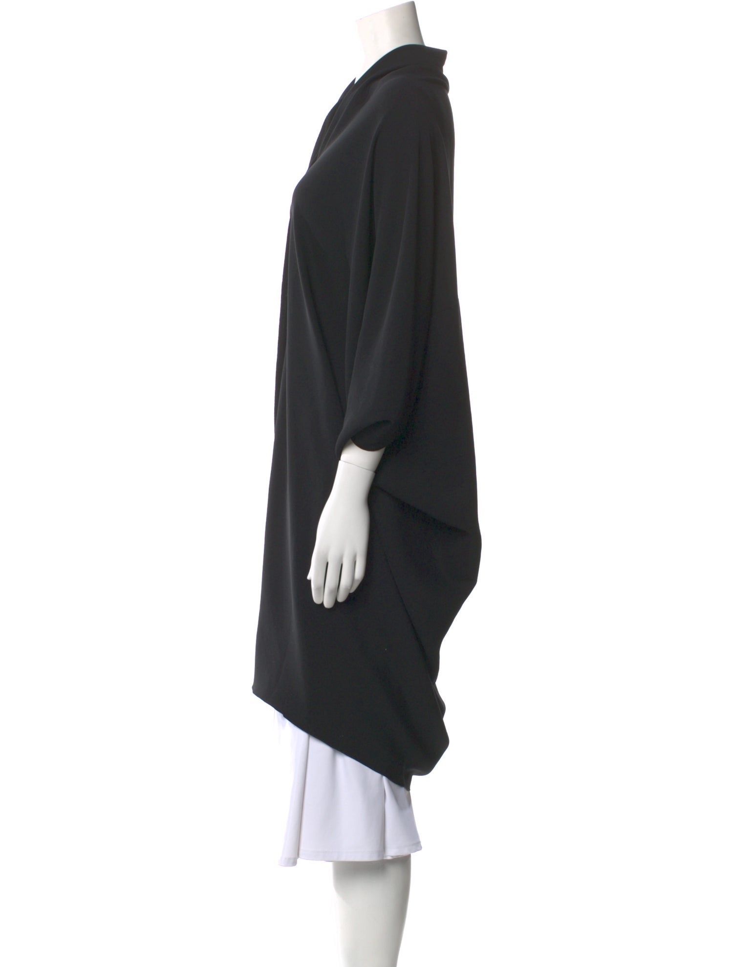 Lanvin V-Neck Three-Quarter Sleeve Tunic
