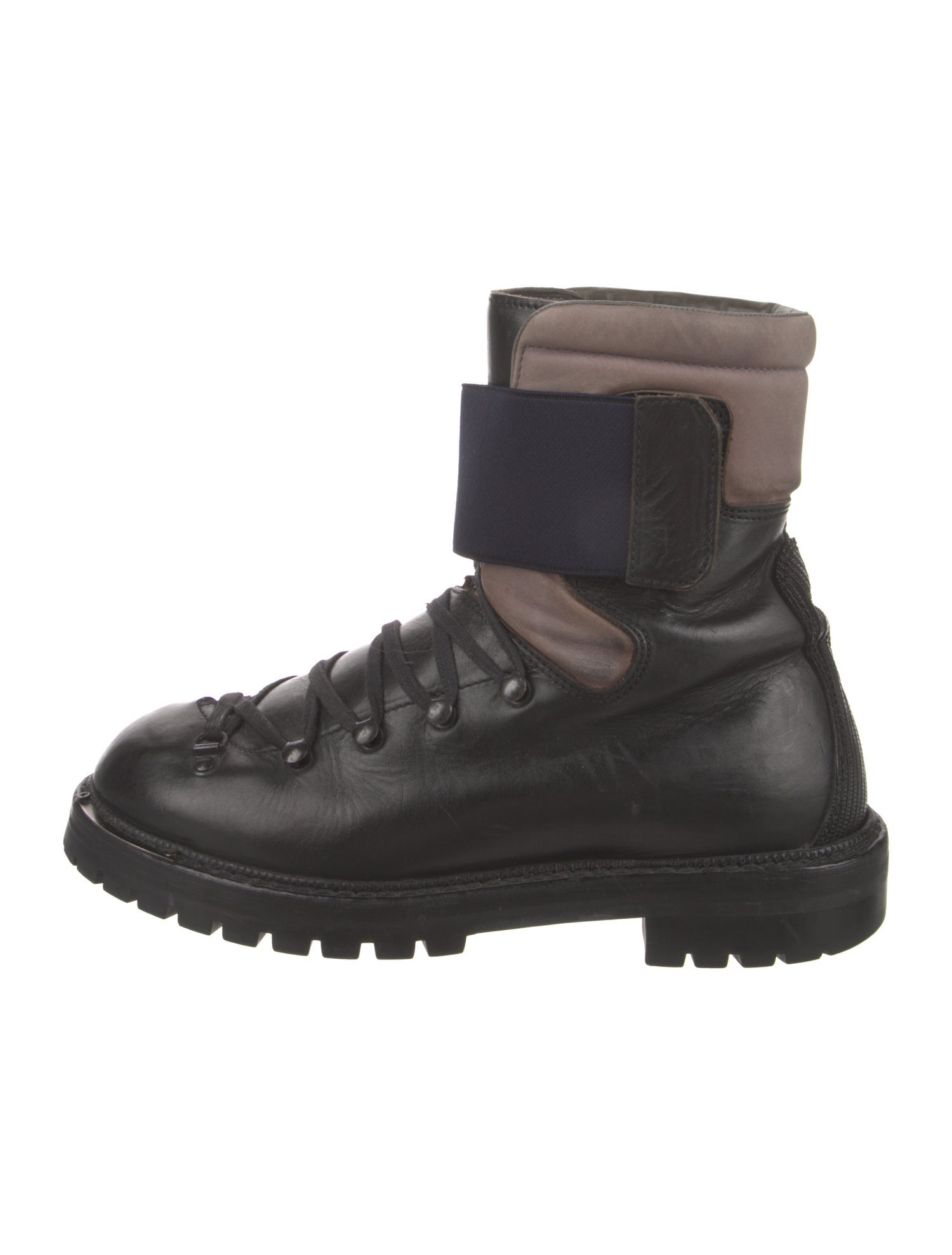 Lanvin Leather Hiking Boots