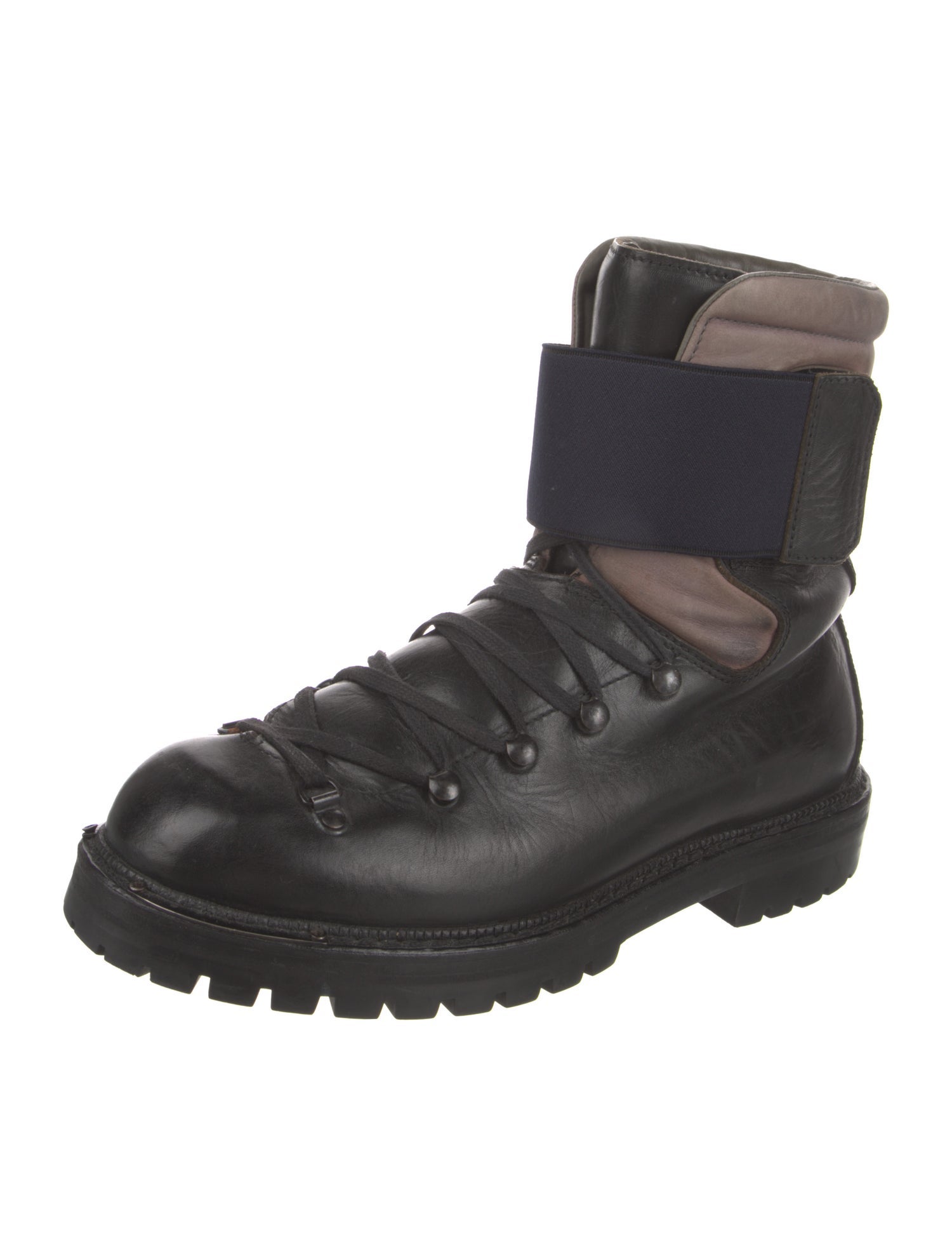 Lanvin Leather Hiking Boots