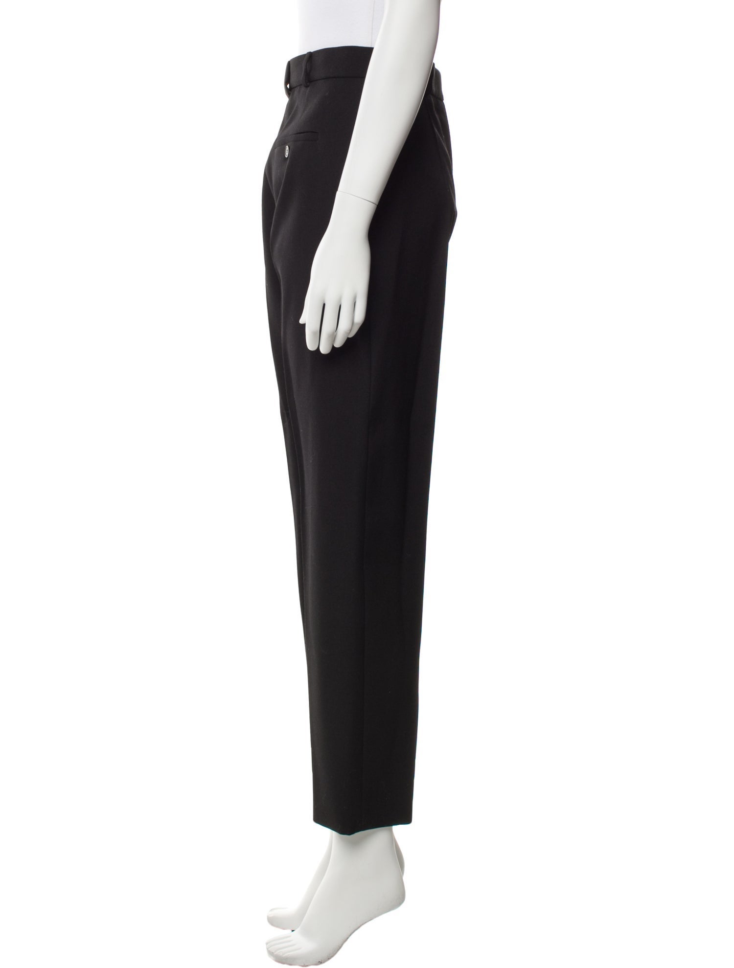 Lanvin Virgin Wool Straight Leg Pants