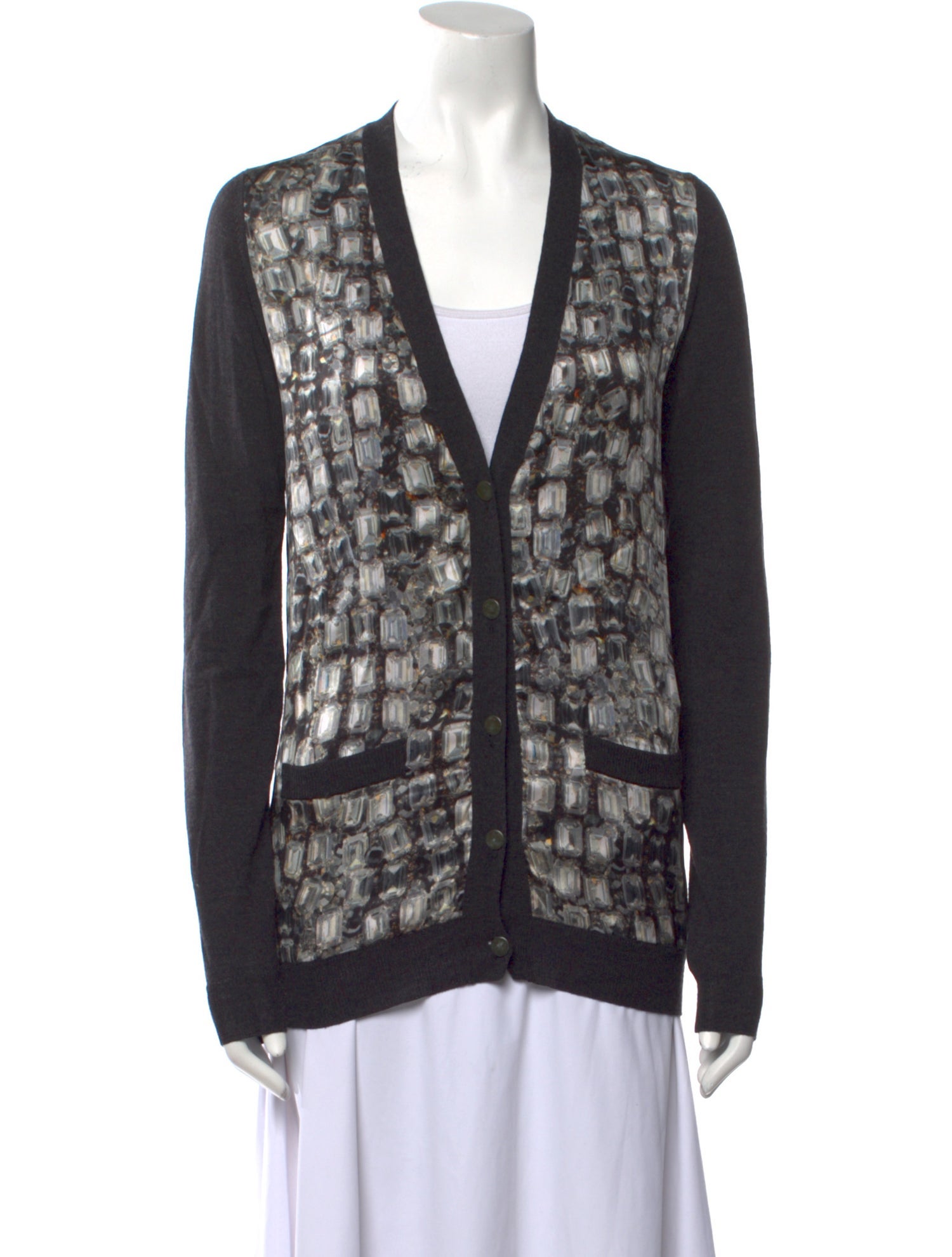 Lanvin Wool Printed Sweater