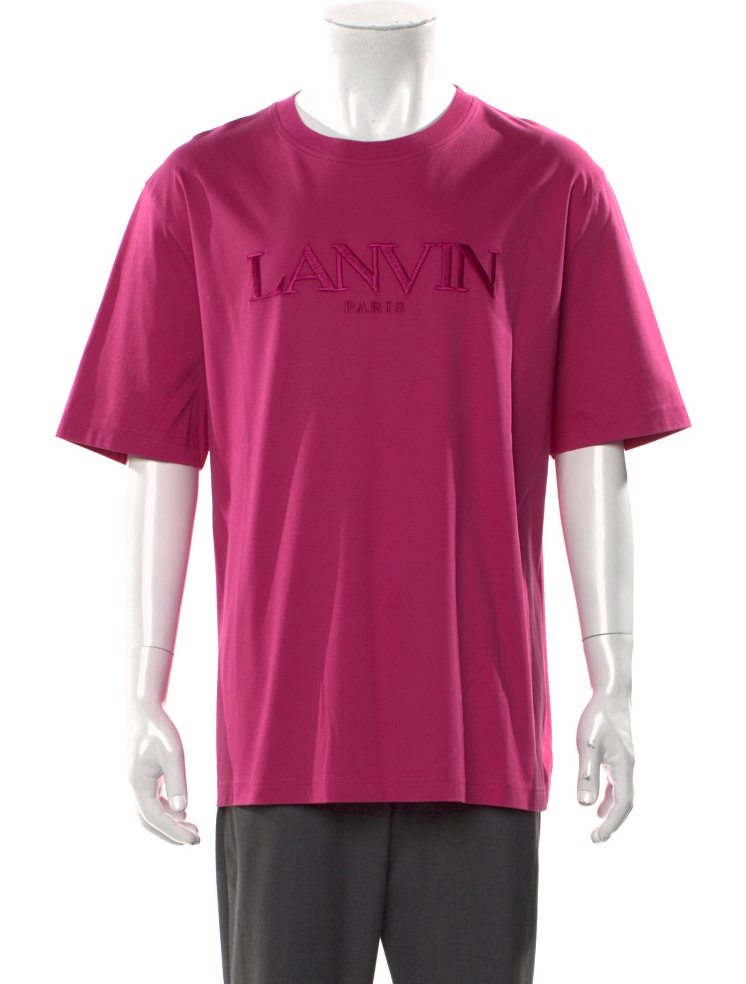 Lanvin Graphic Print Crew Neck T-Shirt
