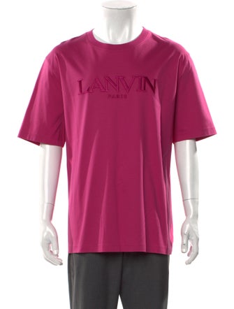 Lanvin Graphic Print Crew Neck T-Shirt