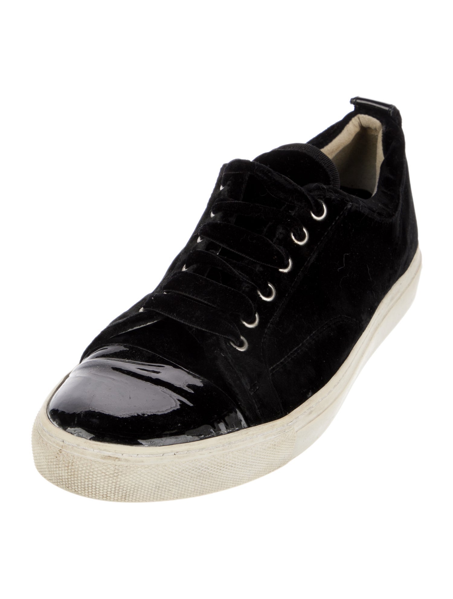 Lanvin Velvet Sneakers