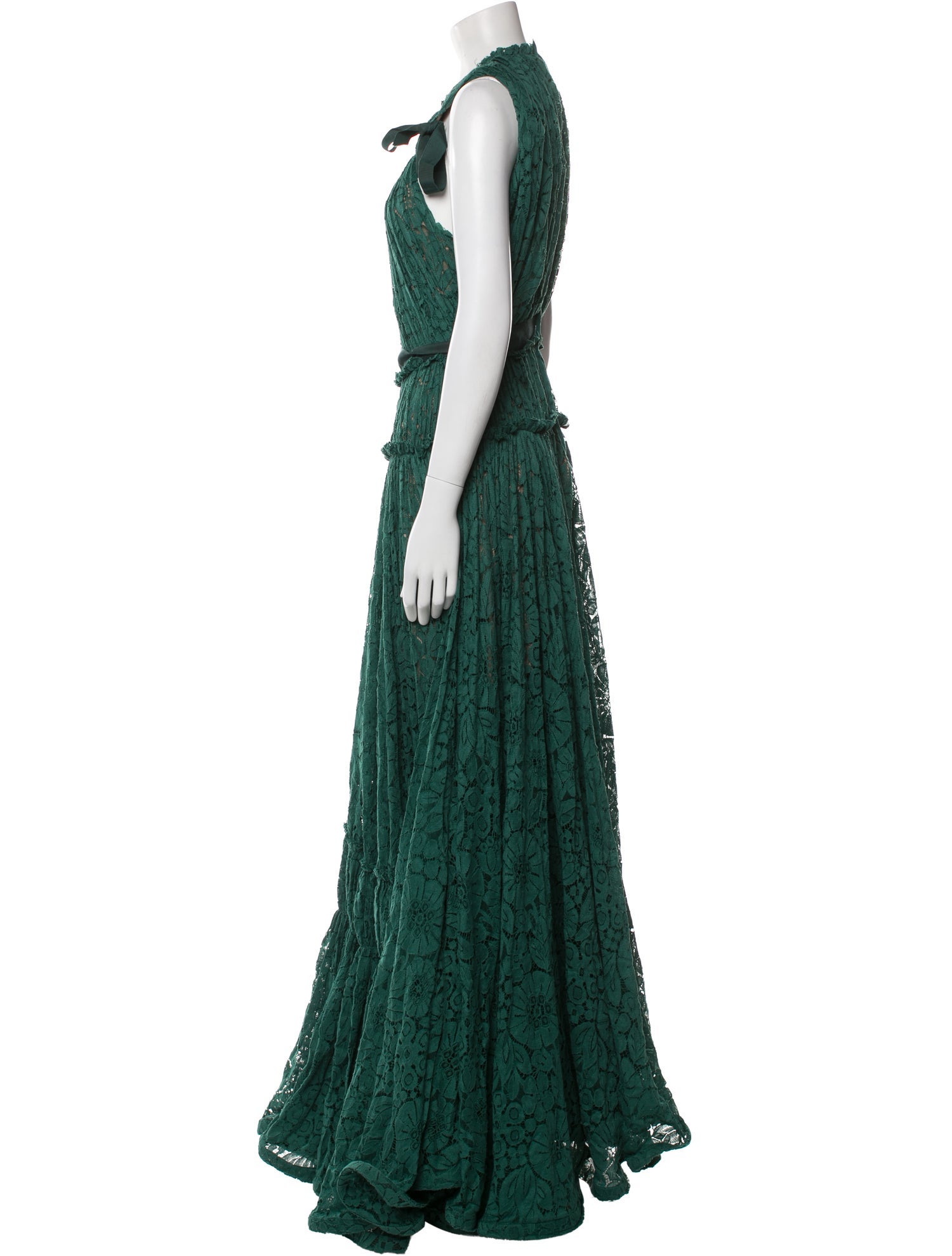 Lanvin Crew Neck Long Dress