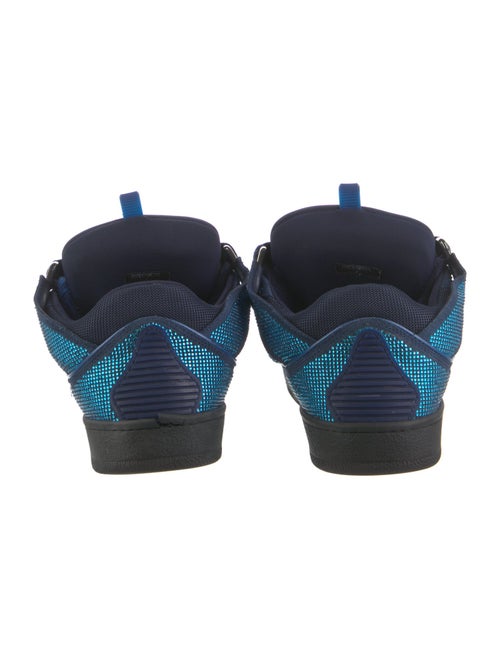 Lanvin Suede Printed Sneakers