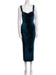 Lanvin Printed Long Dress