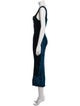 Lanvin Printed Long Dress