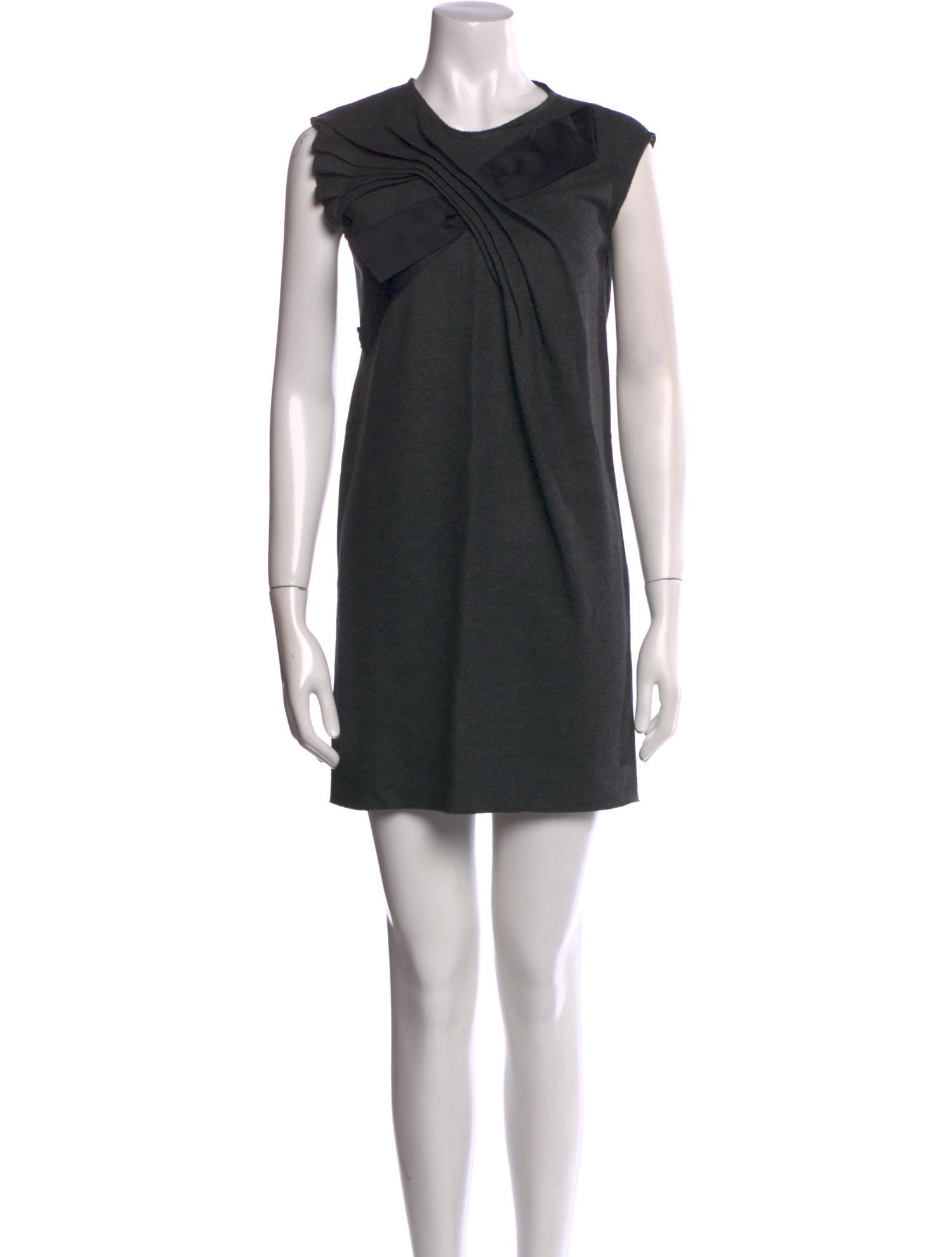 Lanvin Cowl Neck Mini Dress