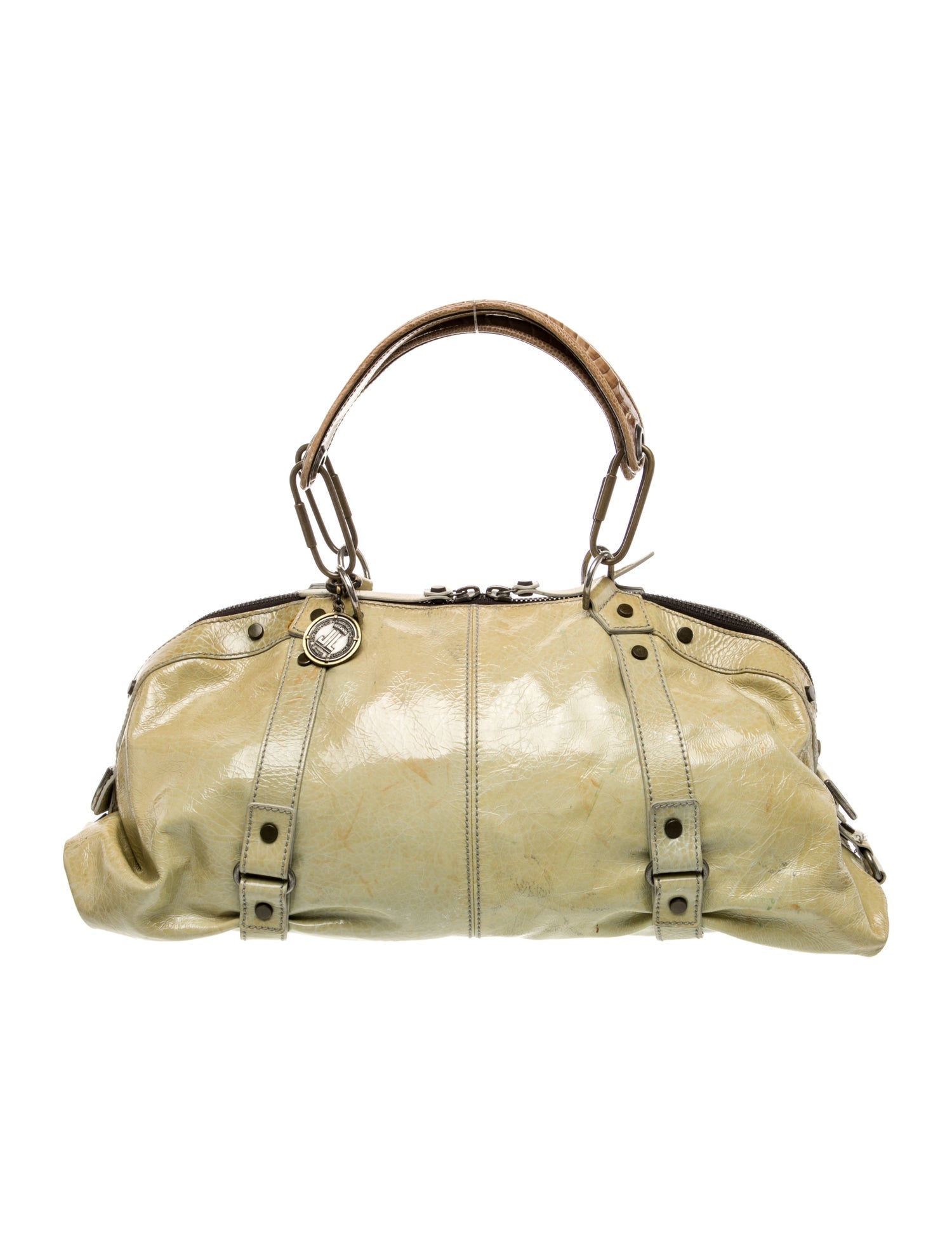 Lanvin Patent Leather Top Handle Bag