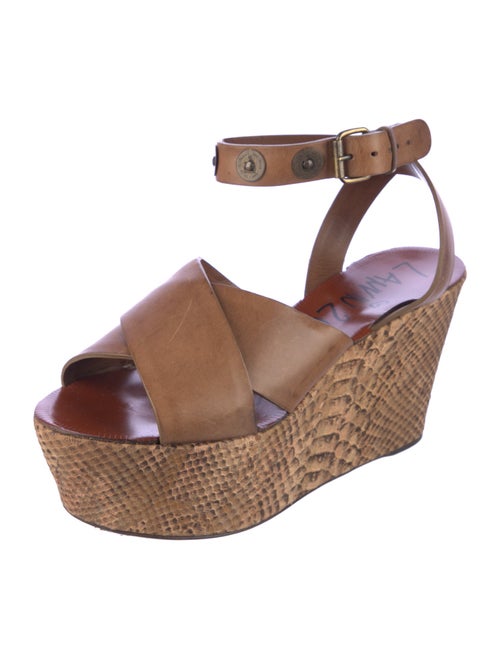 Lanvin Leather Espadrilles