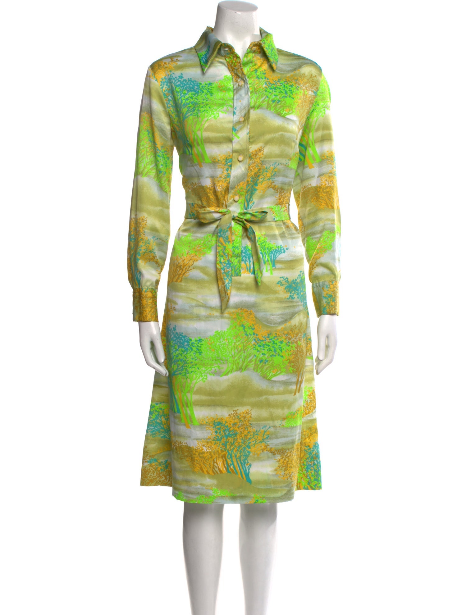 Lanvin Printed Midi Length Dress