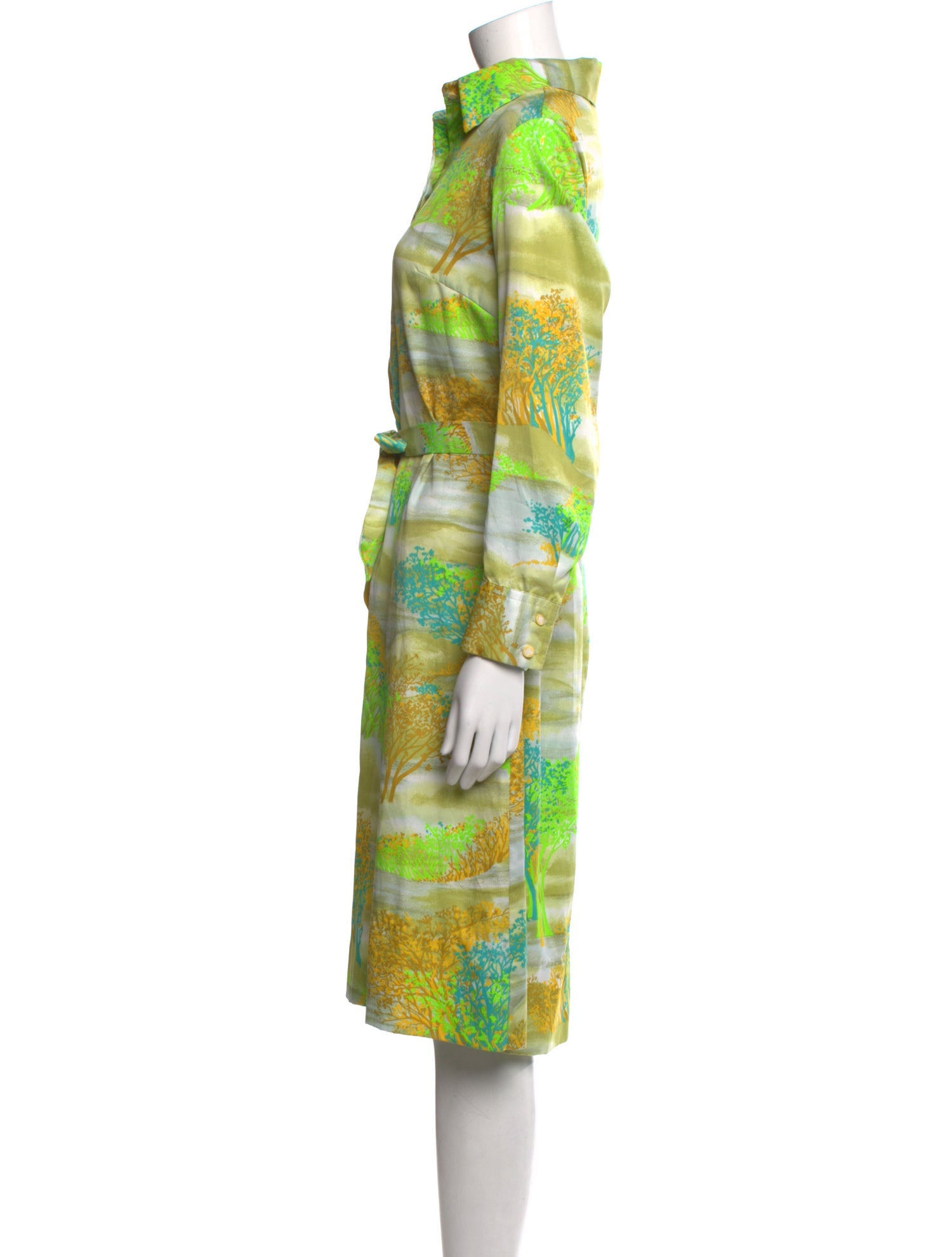 Lanvin Printed Midi Length Dress