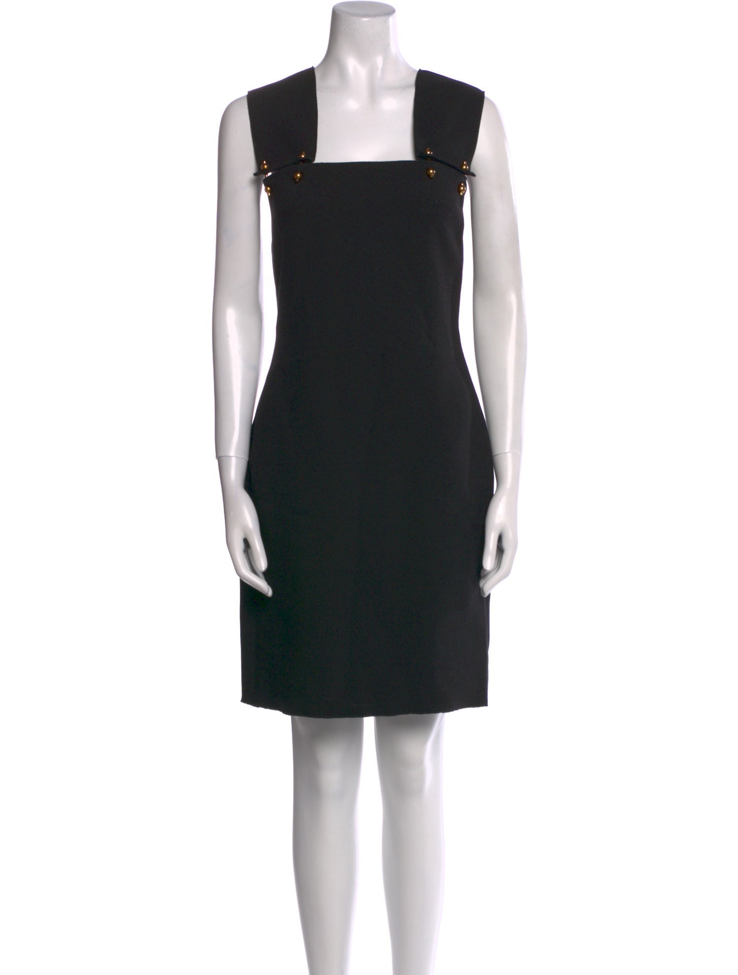 Lanvin Square Neckline Mini Dress