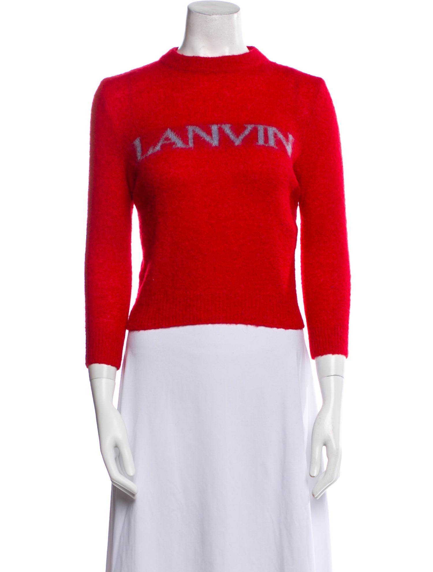 Lanvin Alpaca Printed Sweater