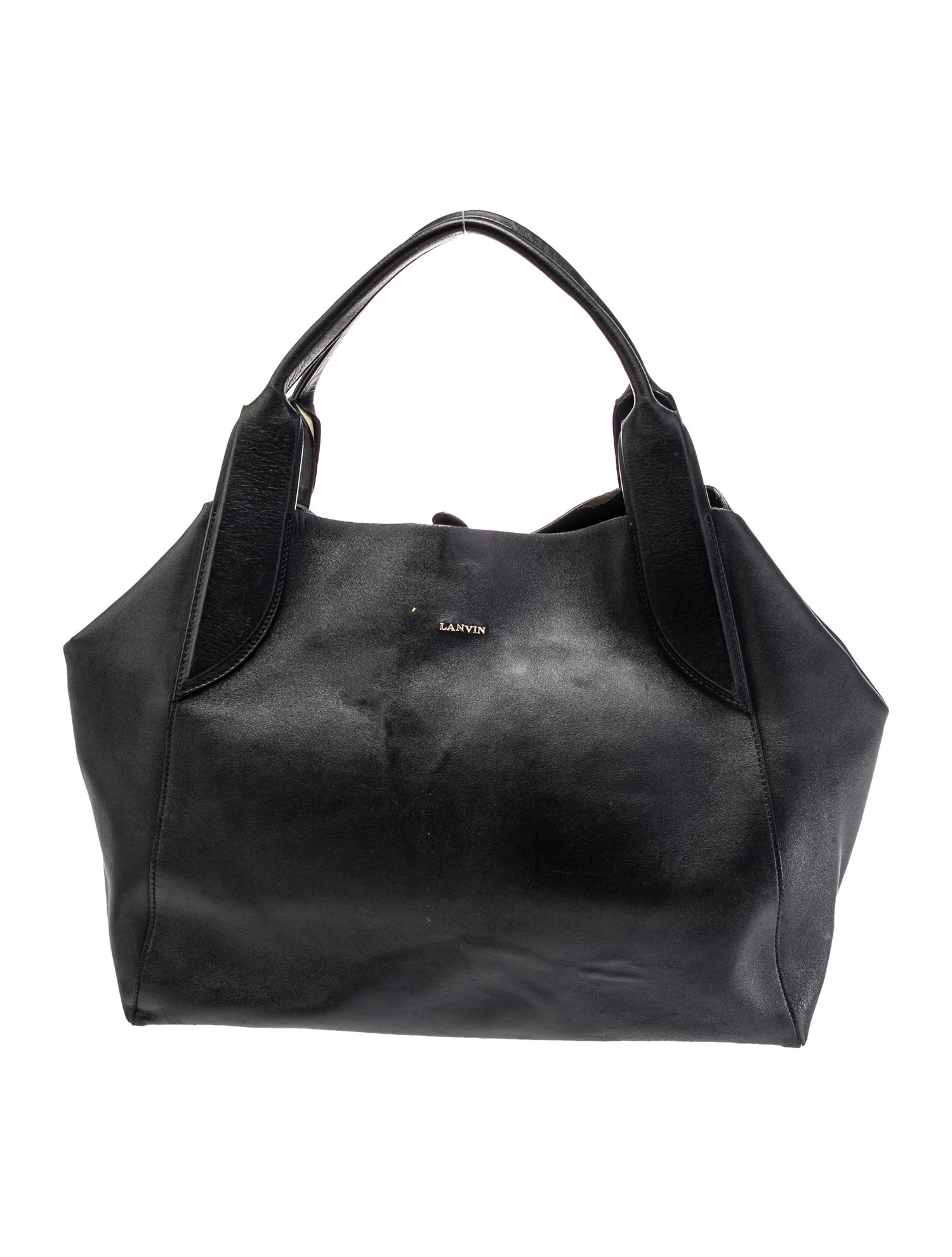Lanvin Vitello Daino Leather Hobo
