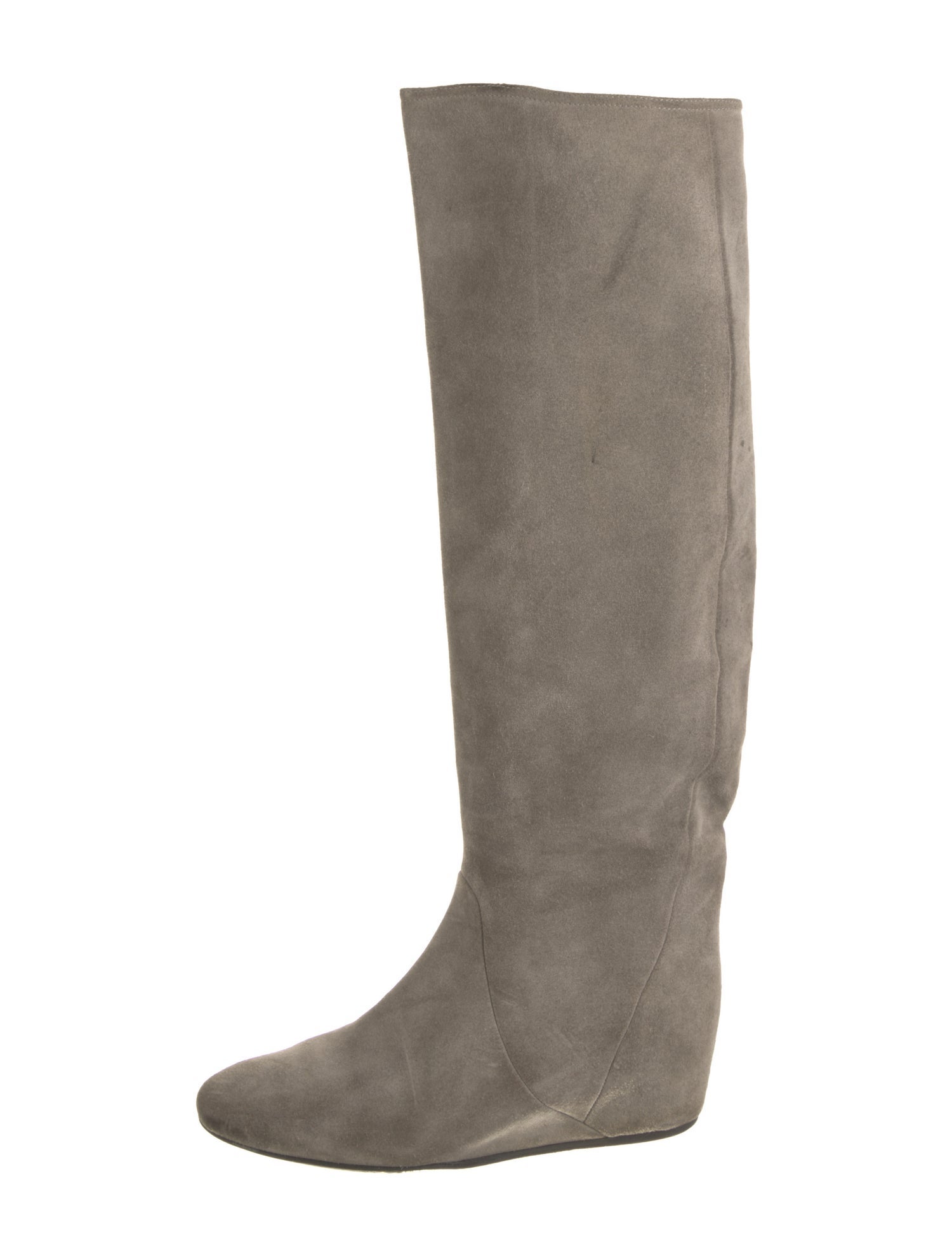 Lanvin Suede Riding Boots