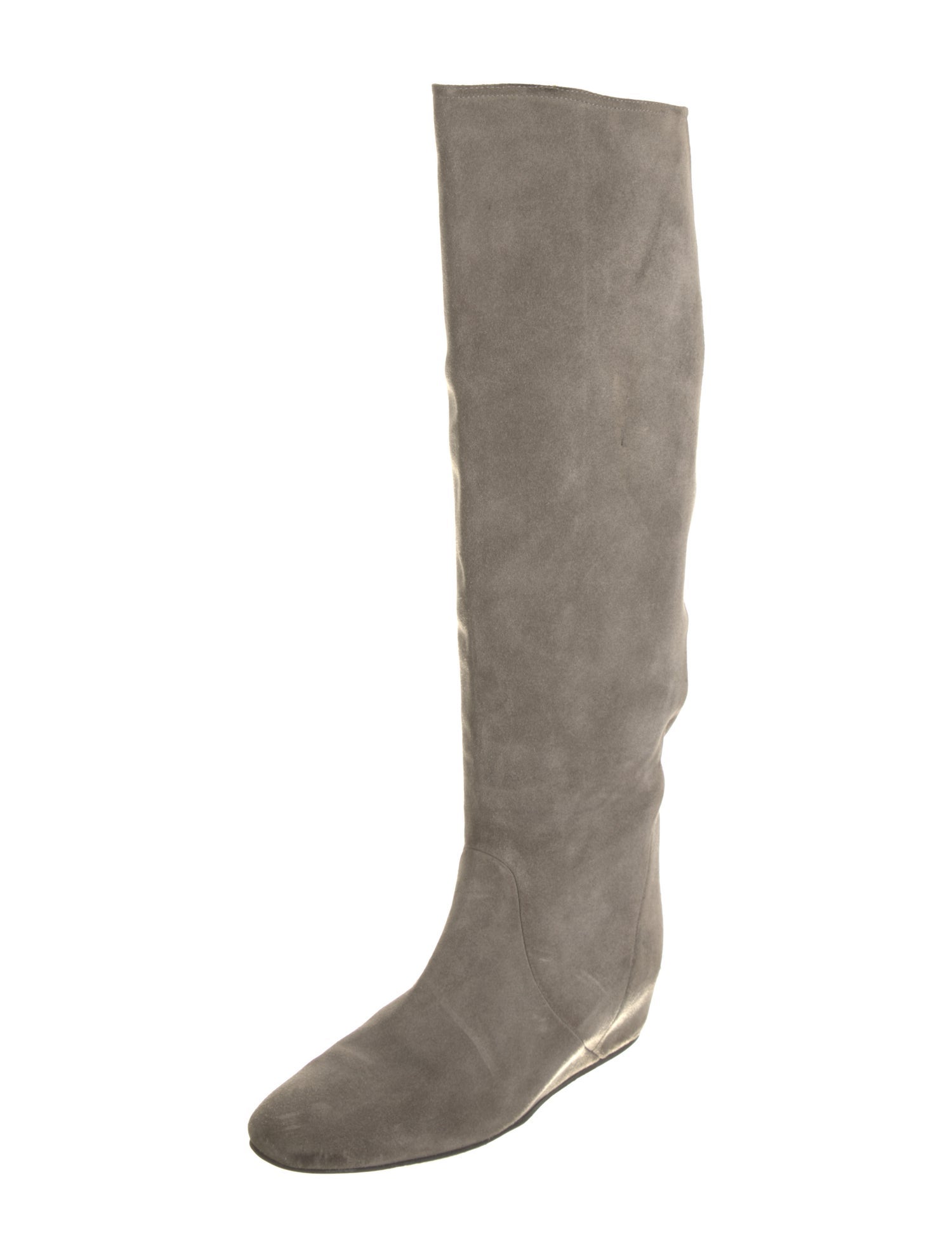 Lanvin Suede Riding Boots